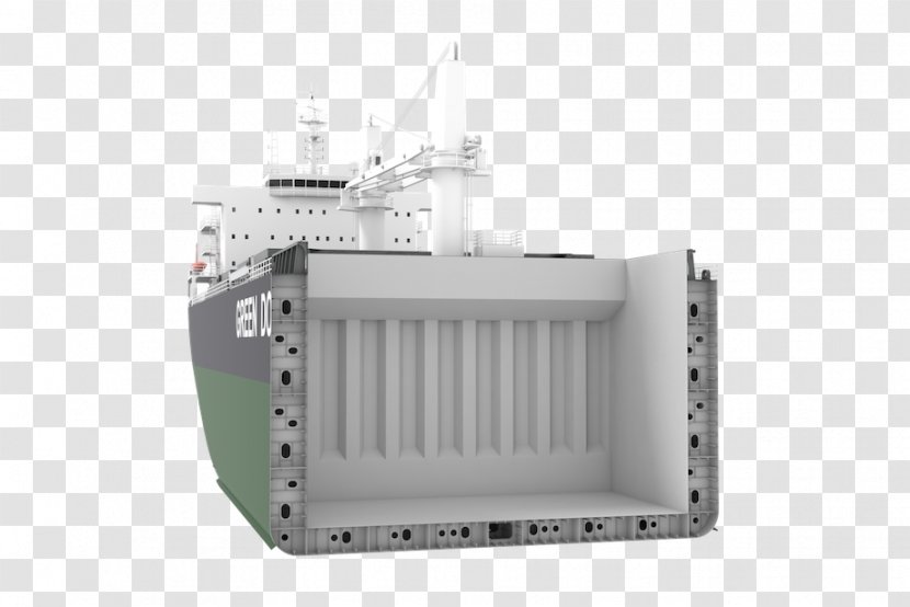 Container Ship Double Hull Cross Section - Bulk Carrier - Version Transparent PNG