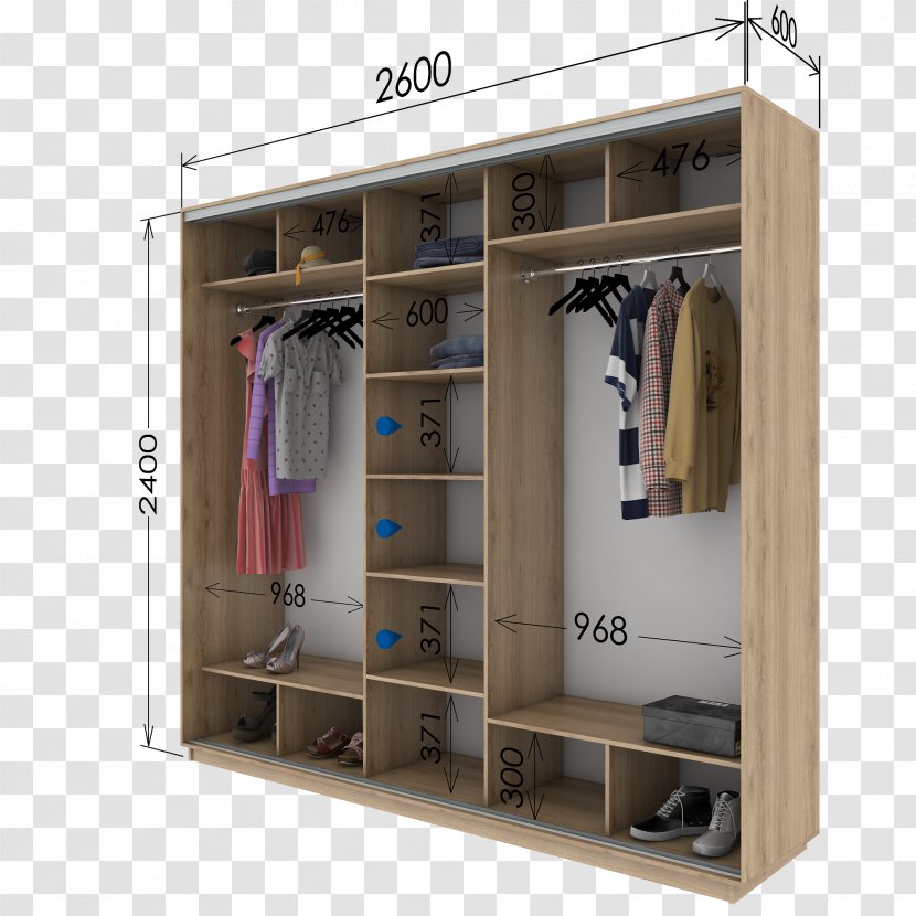 Mebelist Cabinetry Шкафы-купе Medium-density Fibreboard Door - Warehouse - Closet Transparent PNG