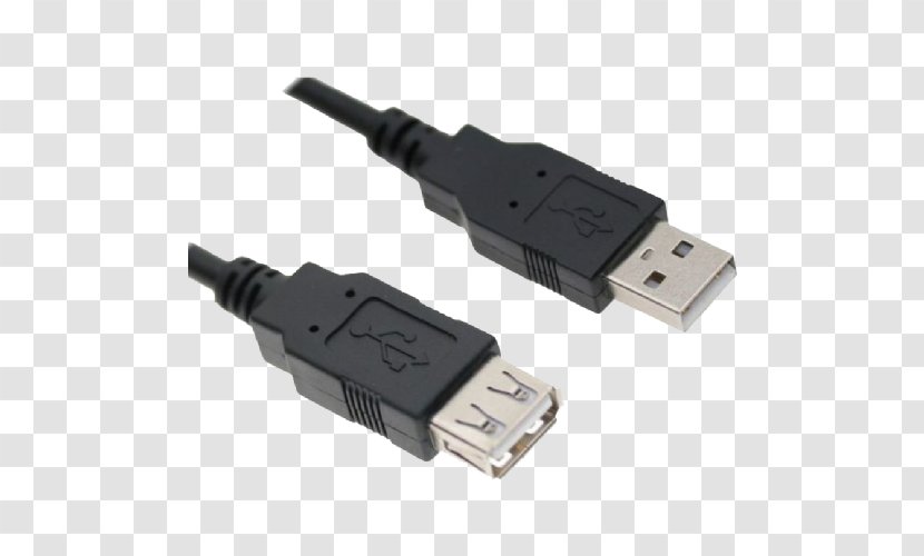 USB Hub Computer Mouse Keyboard Extension Cords - Data Transfer Cable - Usb Transparent PNG