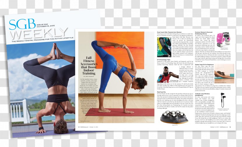 Yoga Magazine Graphic Design Deliverable Editorial - Knee Transparent PNG
