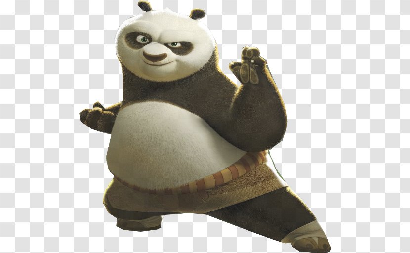 Po Giant Panda Master Shifu Kung Fu - Figurine Transparent PNG