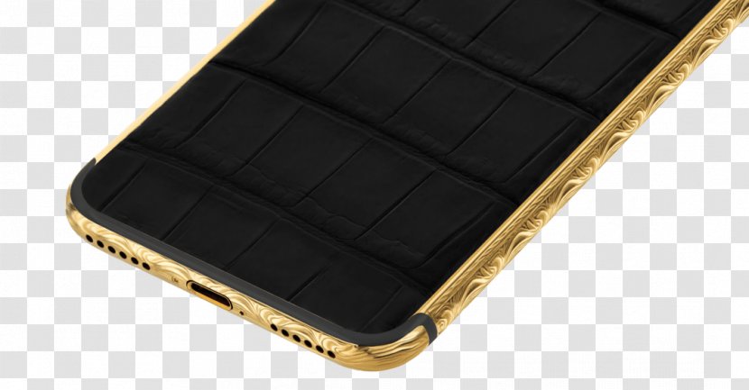 Telephone IPhone 8 Nile Crocodile Mobile Phone Accessories Gold - Symbol - Exquisite Decoration Transparent PNG