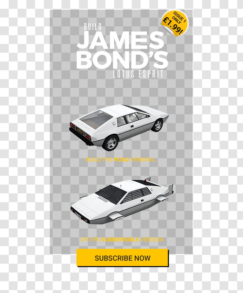 Car Automotive Design Motor Vehicle - Lotus Esprit James Bond Transparent PNG