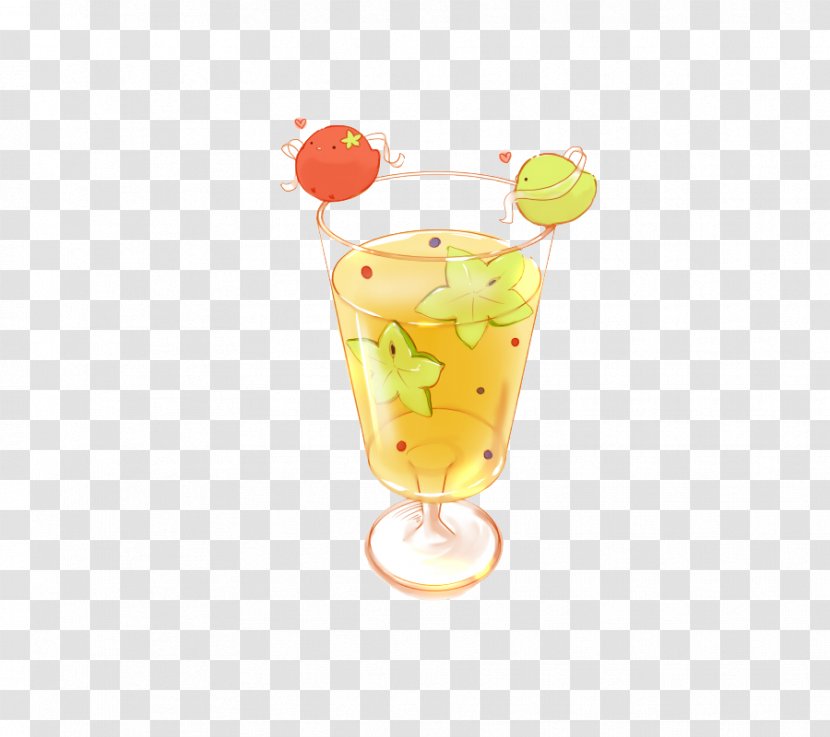 Orange Juice Drink Cocktail Punch - Non Alcoholic Beverage - Great Cold Chick Transparent PNG
