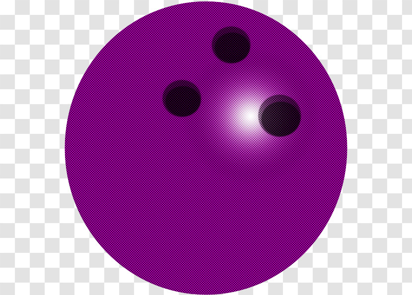 Purple Violet Pink Bowling Bowling Ball Transparent PNG