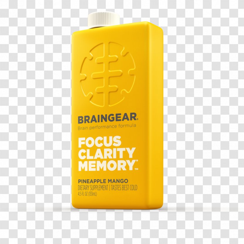 Brand Brain - Yellow - Design Transparent PNG