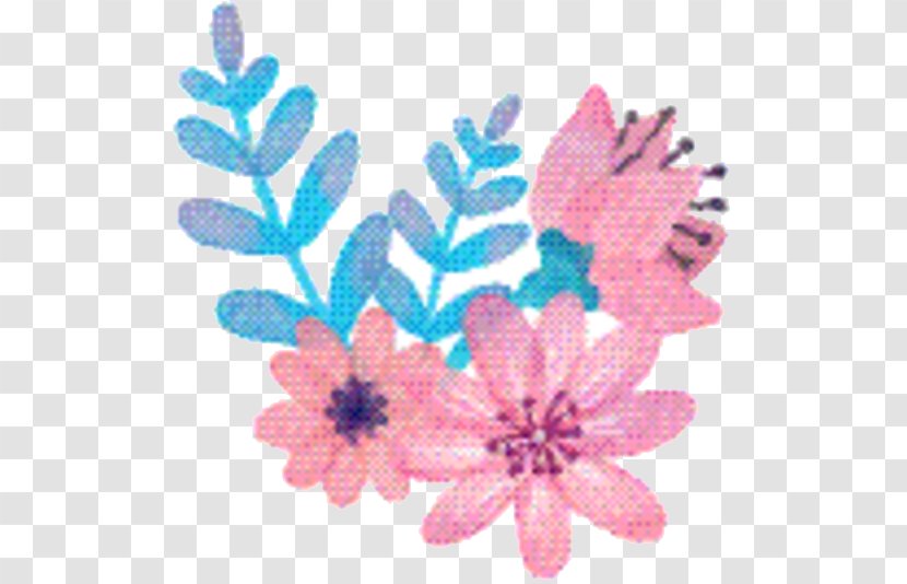 Pink Flower Cartoon - Plant - Petal Transparent PNG