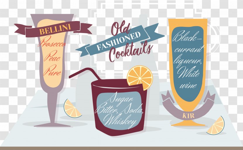 Cocktail Whisky Old Fashioned Bellini Caipirinha - Alcoholic Drink - Party Desktop Vector Transparent PNG