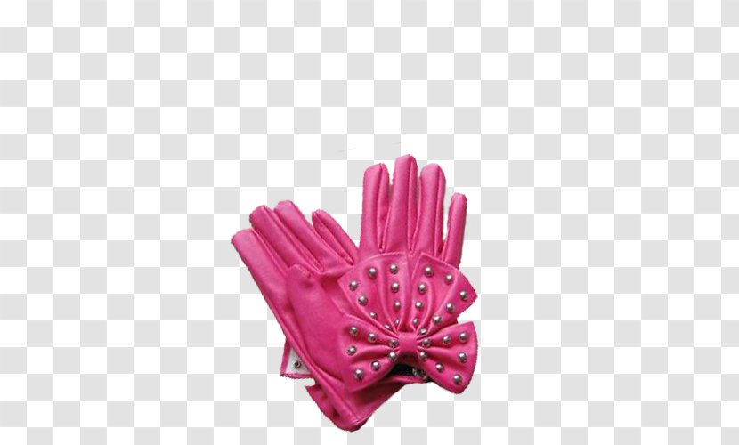Pink M - Gloves Transparent PNG