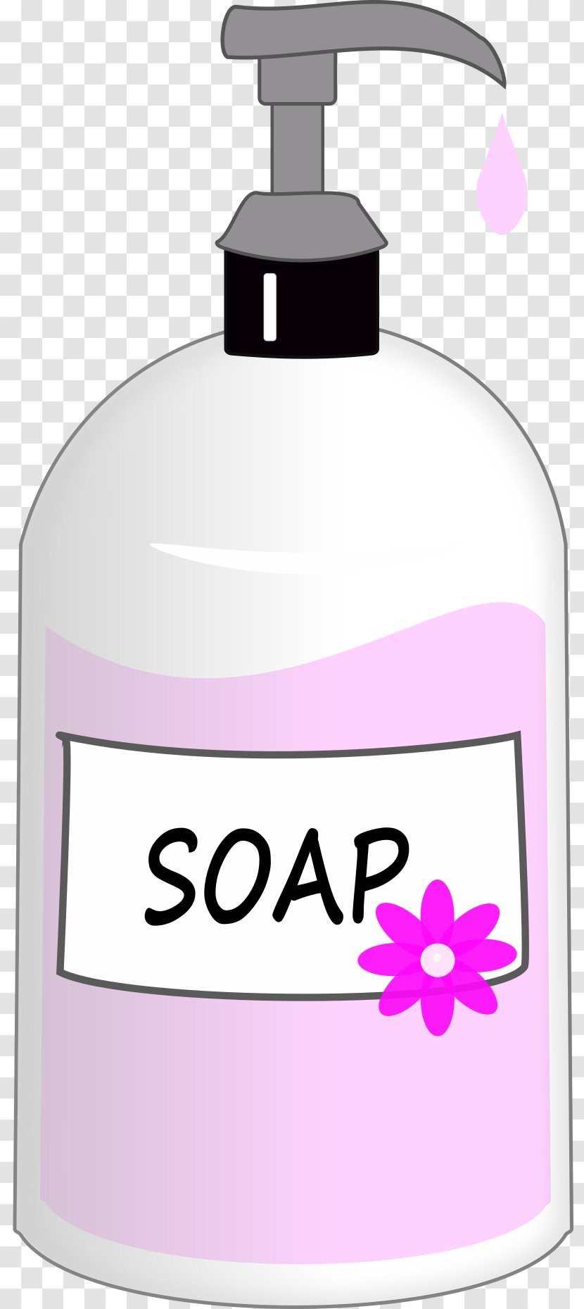 Soap Dispenser Liquid Clip Art - Purple Transparent PNG