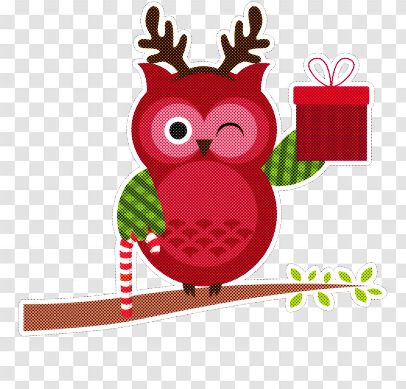 Owl Branch Bird Deer Transparent PNG