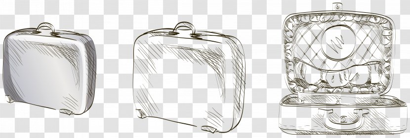Travel Suitcase Vecteur - Painting Vector Transparent PNG