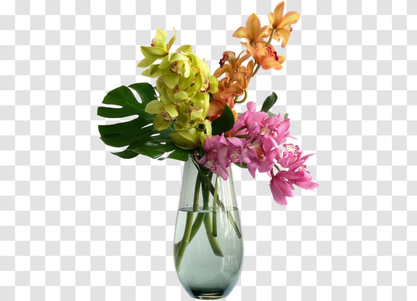 Cut Flowers Floral Design Floristry Vase - Monstera Transparent PNG
