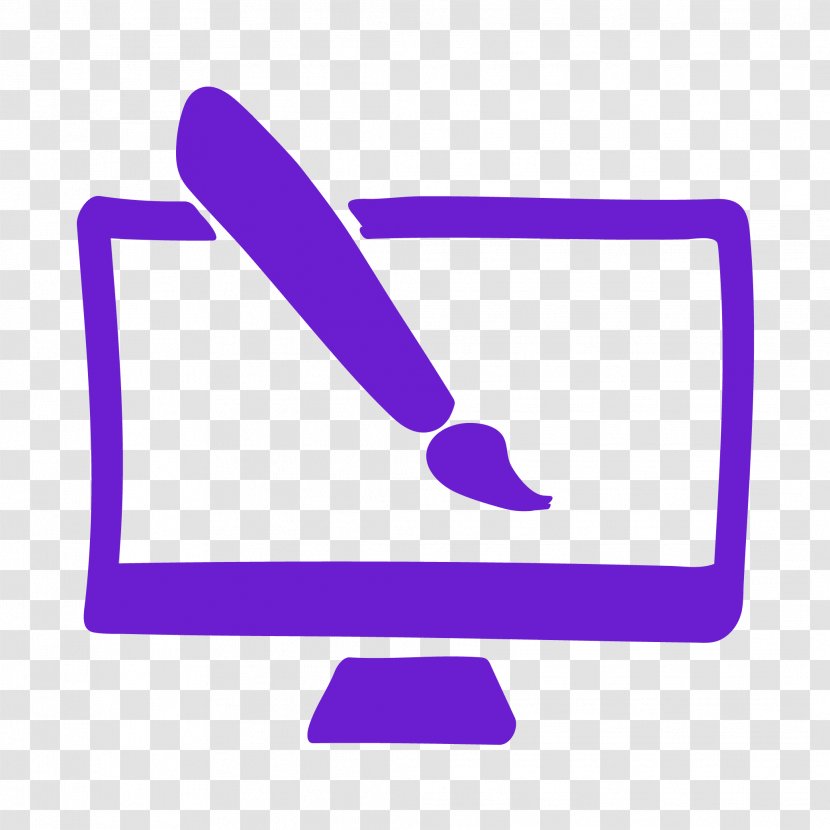Digital Marketing Background - Violet - Symbol Logo Transparent PNG