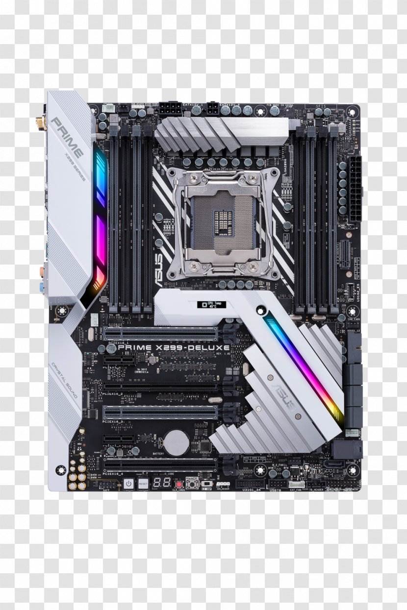 LGA 2066 Intel X299 Motherboard ATX - Io Card - Cpu Transparent PNG