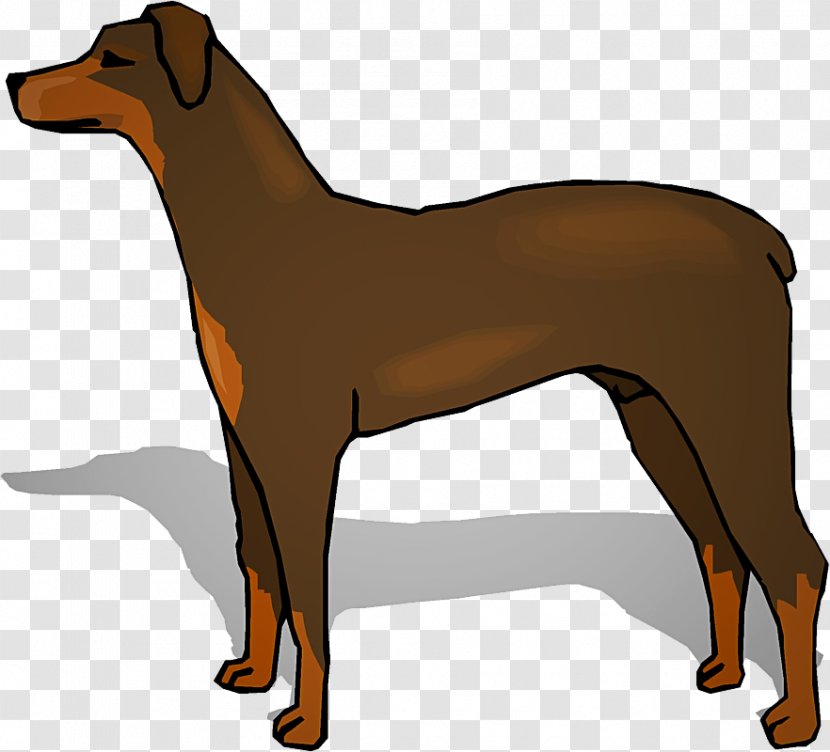 Dog Breed Clip Art Dobermann German Pinscher - Manchester Terrier Transparent PNG