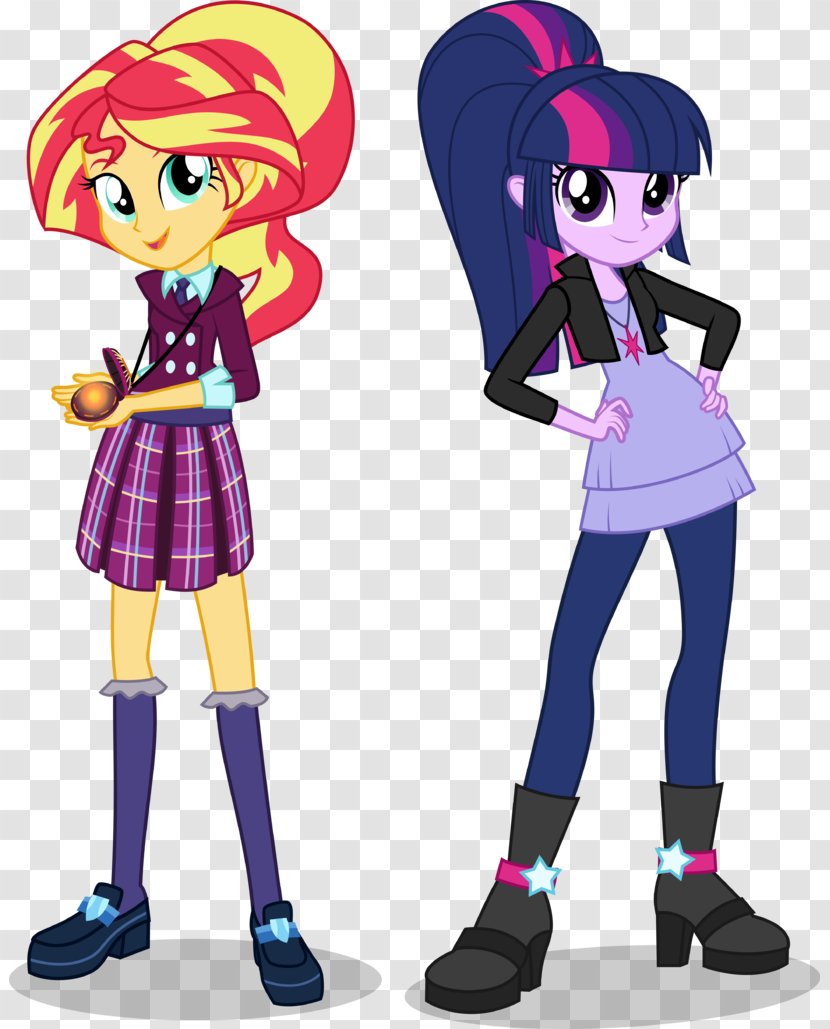 Twilight Sparkle Pony Pinkie Pie Rarity Sunset Shimmer - Watercolor - My Little Transparent PNG