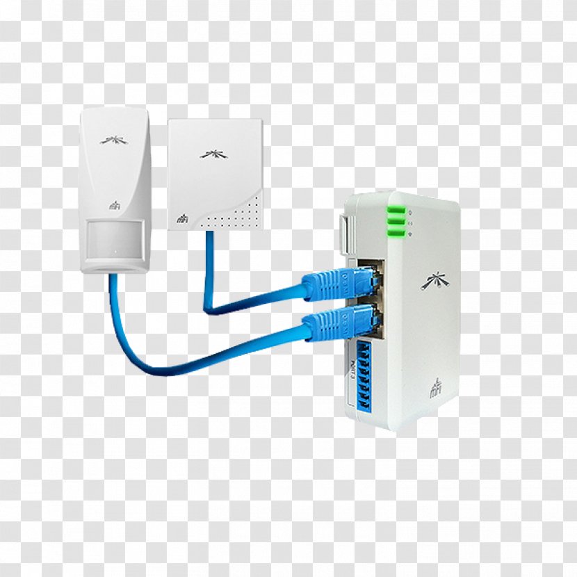Ubiquiti Networks M-Port With Integrated PoE Adapter Wi-Fi Wireless - Electrical Connector - Rj45 Transparent PNG