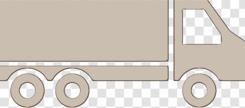 Clip Art Rectangle Vehicle Beige Metal - Paint Transparent PNG