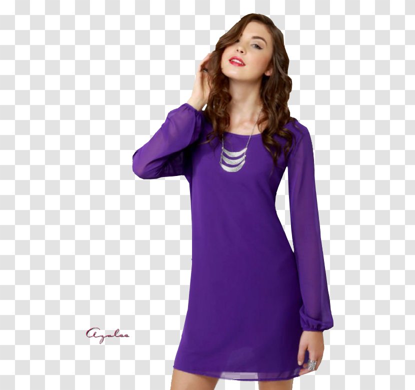 Dress Sleeve Fashion Purple Blue - Mehdi Benatia Transparent PNG