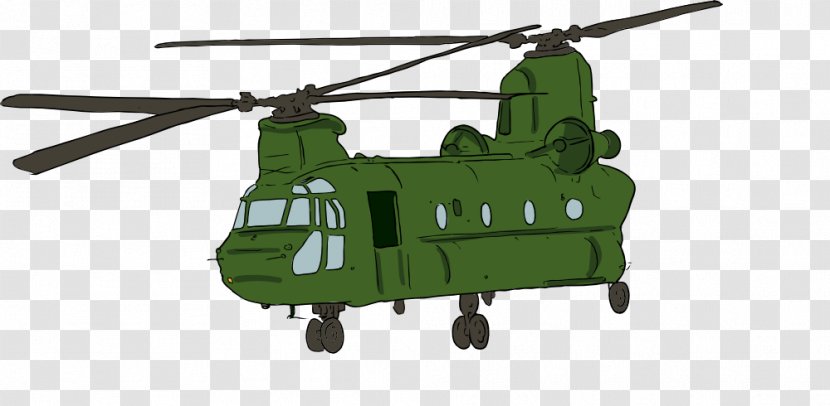 Military Helicopter Clip Art Vector Graphics Airplane - Chinook Cargo Transparent PNG