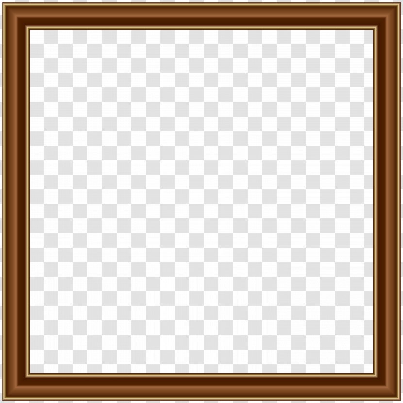 Square Picture Frame Area Board Game Pattern - Point - Brown Gold Border Transparent Image Transparent PNG