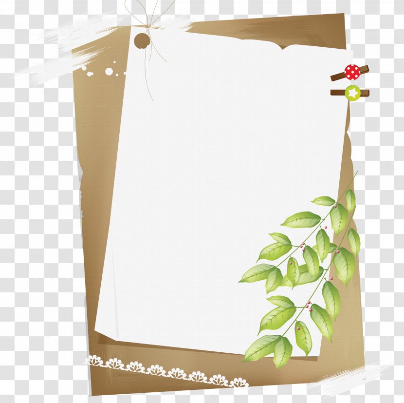 Paper Download - Floral Design - TORN PAPPER Transparent PNG
