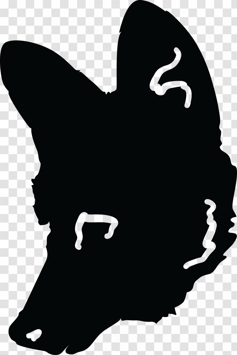 Head Silhouette Black-and-white Logo - Blackandwhite Transparent PNG