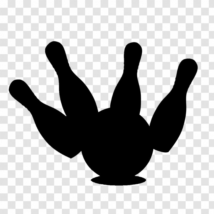Thumb Finger - Arm - Blackandwhite Logo Transparent PNG