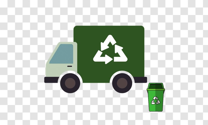 Recycling Garbage Truck - Logo Transparent PNG