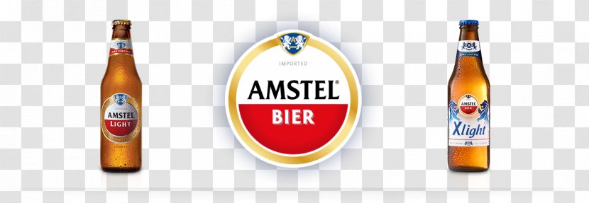 Amstel Lager Beer Bottle Heineken Premium Light - Glass Transparent PNG