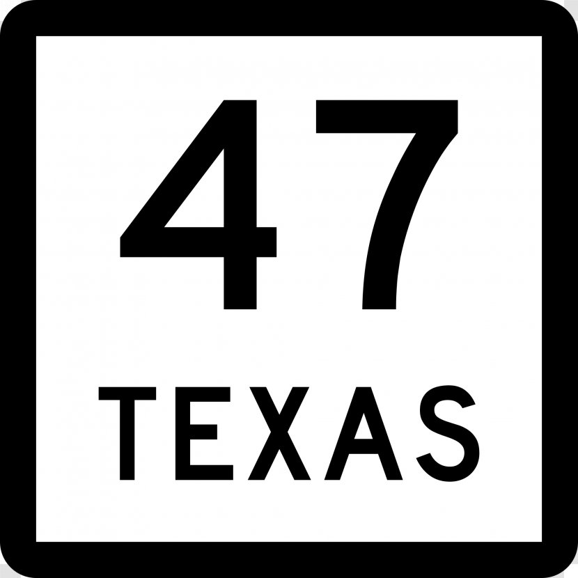 Texas State Highway 121 71 President George Bush Turnpike U.S. Route 59 System - Logo - Number 1 Transparent PNG