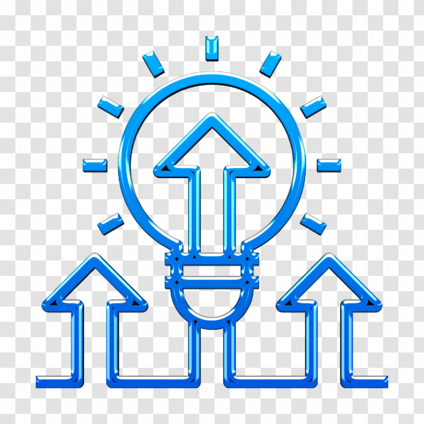 Lightbulb Icon Up Icon Startup Icon Transparent PNG