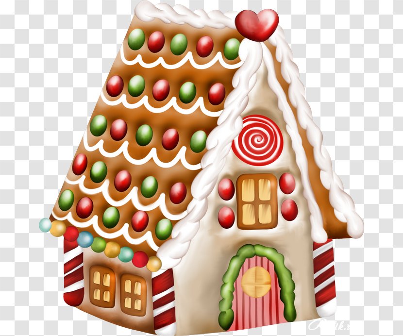 Gingerbread House Man Clip Art - Christmas Decoration - Cottage Transparent PNG