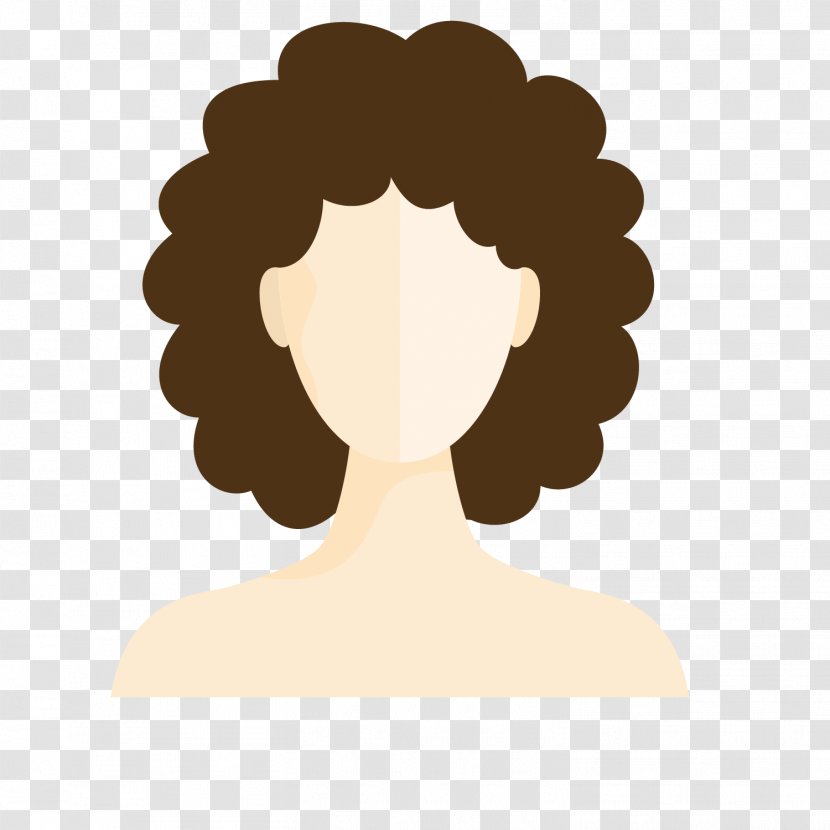 Designer Wig Service - Silhouette - Brown Black Lady Hair Transparent PNG