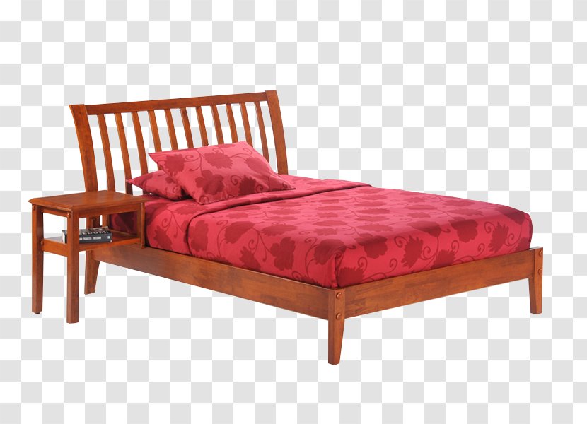 Daybed Bedside Tables Bed Frame Furniture Transparent PNG