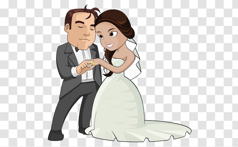 Drawing Art Couple Marriage - Heart - Noivos Transparent PNG