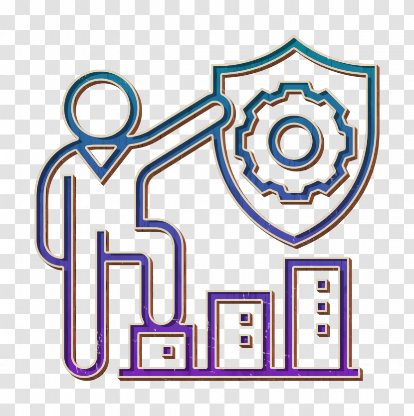 Shield Icon Scrum Process Icon Risks Icon Transparent PNG