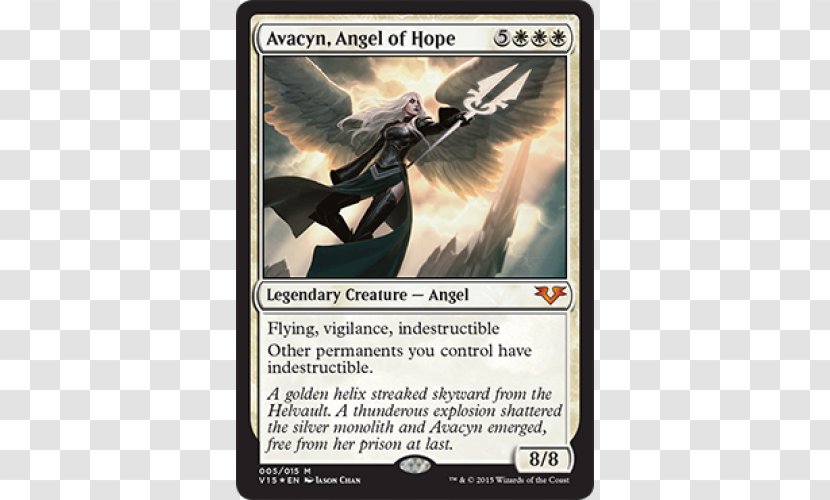 Magic: The Gathering Iconic Masters Avacyn, Angel Of Hope Avacyn Restored Playing Card - Fantasma Magic Transparent PNG