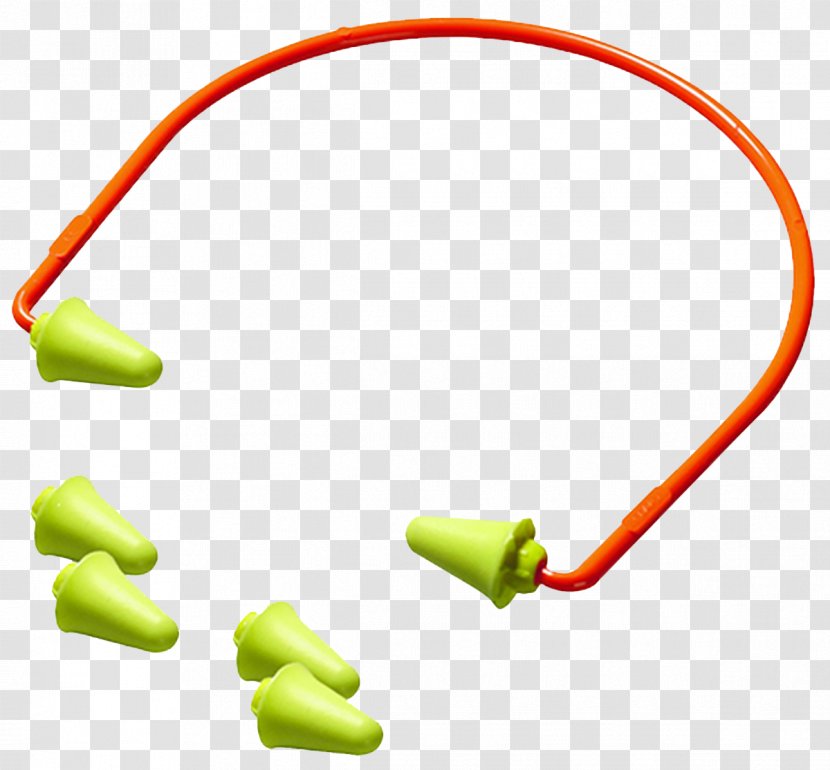 Earplug Peltor 3M Hearing Gehoorbescherming - Orange - Ear Transparent PNG