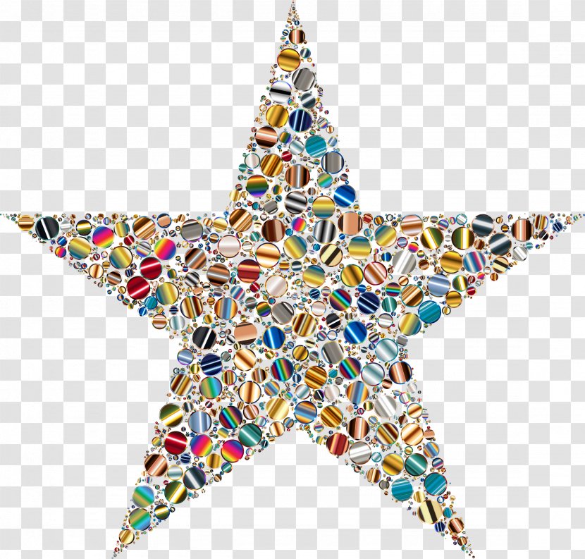 Star Color Clip Art - Holiday Ornament - Stars Background Transparent PNG