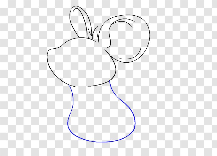 Clip Art Easter Bunny Illustration Drawing Line - Frame - Neck Transparent PNG