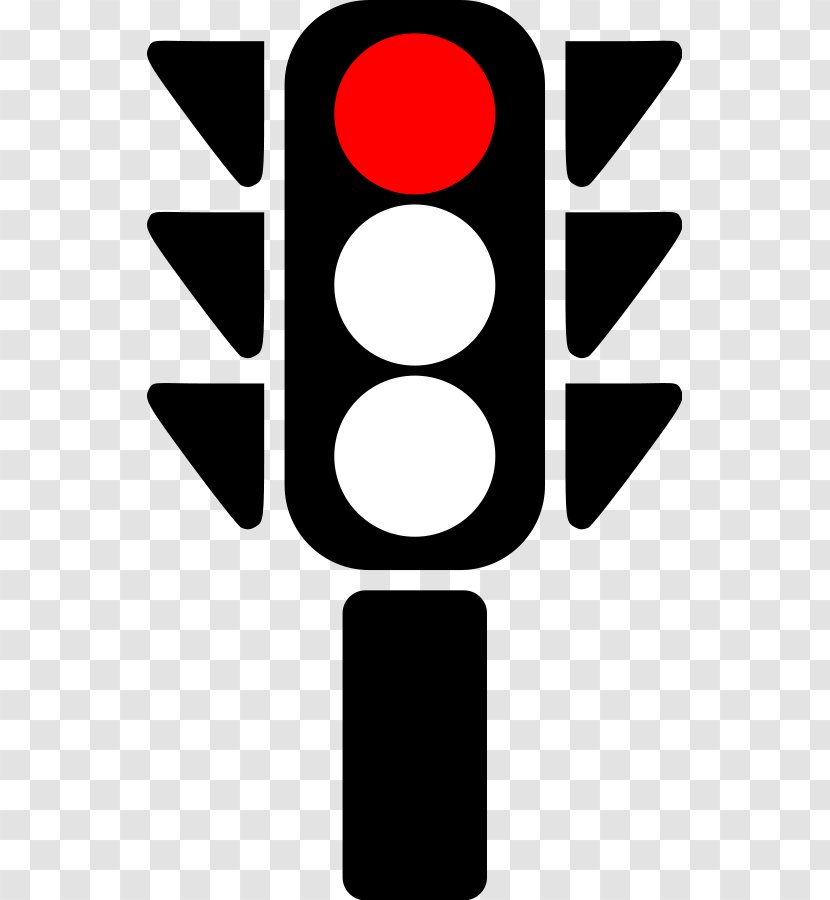 Traffic Light Clip Art - Rectangle - Red Transparent PNG