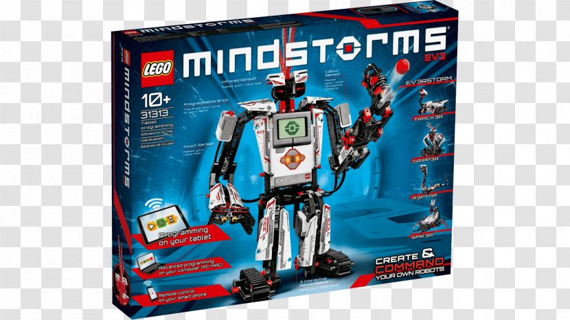Lego Mindstorms EV3 Robot Toy - Minifigure Transparent PNG