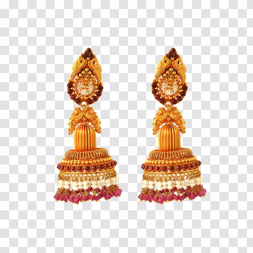 Earring Jewellery Gold Jewelry Design - Gemstone Transparent PNG