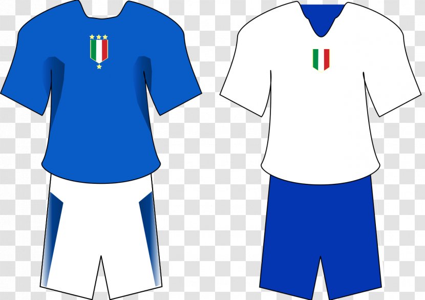 Jersey T-shirt Italy National Football Team FIFA World Cup - Shirt Transparent PNG
