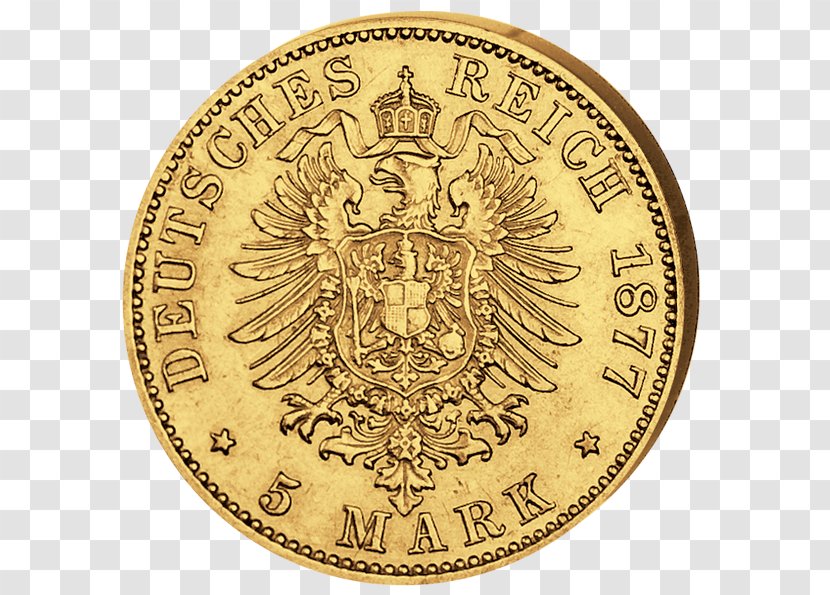 Gold Coin Costa Rican Colón Transparent PNG