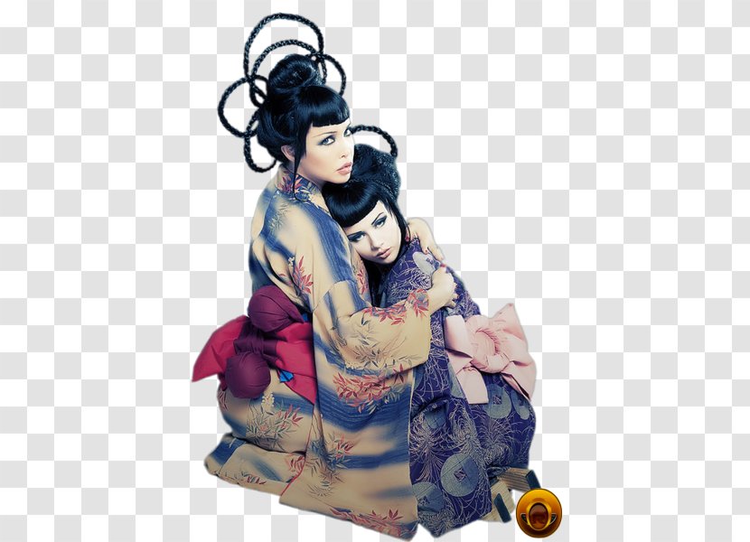 Kimono Geisha - Costume Transparent PNG