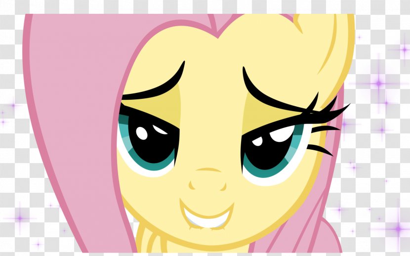 Fluttershy Applejack Pinkie Pie Rarity Pony - Silhouette - Fluttered Transparent PNG