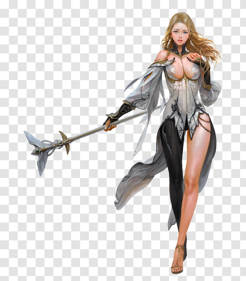 Devilian Online Game Demon Character - Woman Warrior Transparent PNG